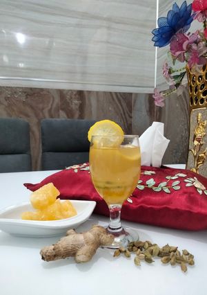 Foto resep Teh Jahe kapulaga hijau