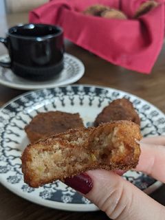 Foto de Bolinho de chuva de banana vegano