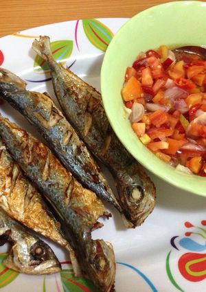 Foto resep Ikan Kembung Goreng & Sambal Dabu-dabu