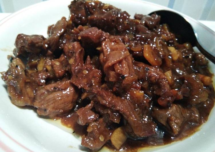 Beef blackpepper sauce