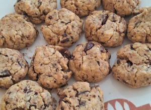 Una foto de Galletas de garbanzos y chocolate