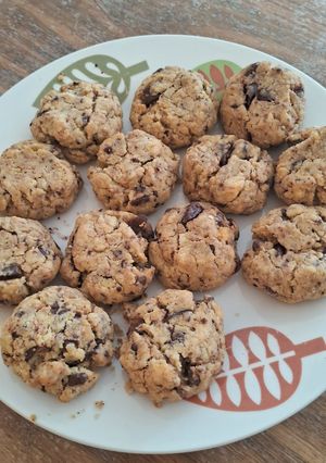 Una foto de Galletas de garbanzos y chocolate
