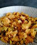 Curry de soja y quinoa