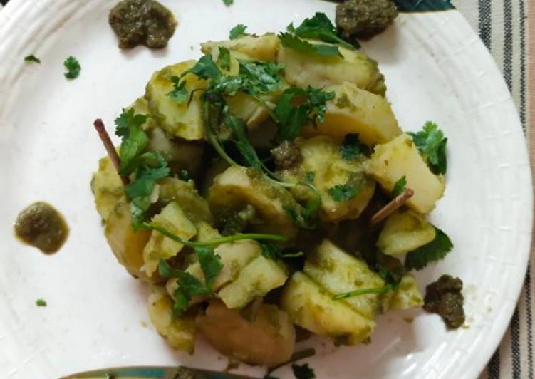 Recipe of Any-night-of-the-week Chatpati potato and sweet potato chat