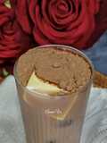 Milo dầm bánh flan