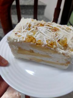 Hình của món Kem chuối dừa.