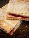 Pizza al taglio alla cagliaritana di farro
