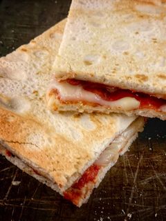 Foto di Pizza al taglio alla cagliaritana di farro