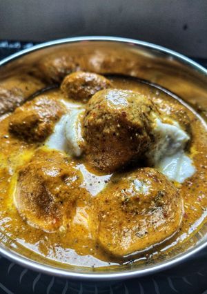 A picture of Malai kofta.