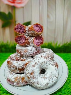 Foto resep Donat Ubi Ungu