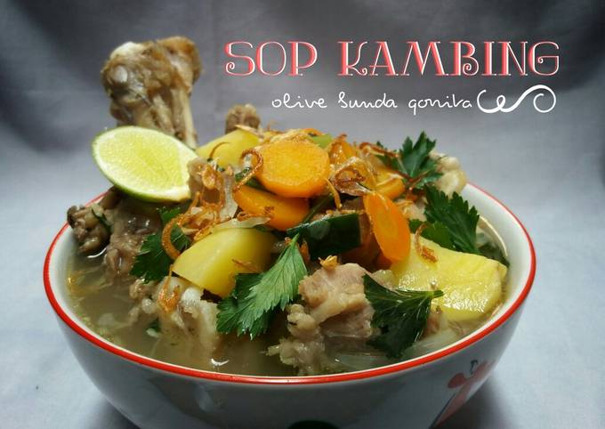 Sop kambing kuah bening