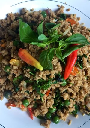 Foto resep Tumis oncom leunca kemangi seuhah🌶