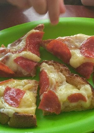 Una foto de Pan pizza (niños)