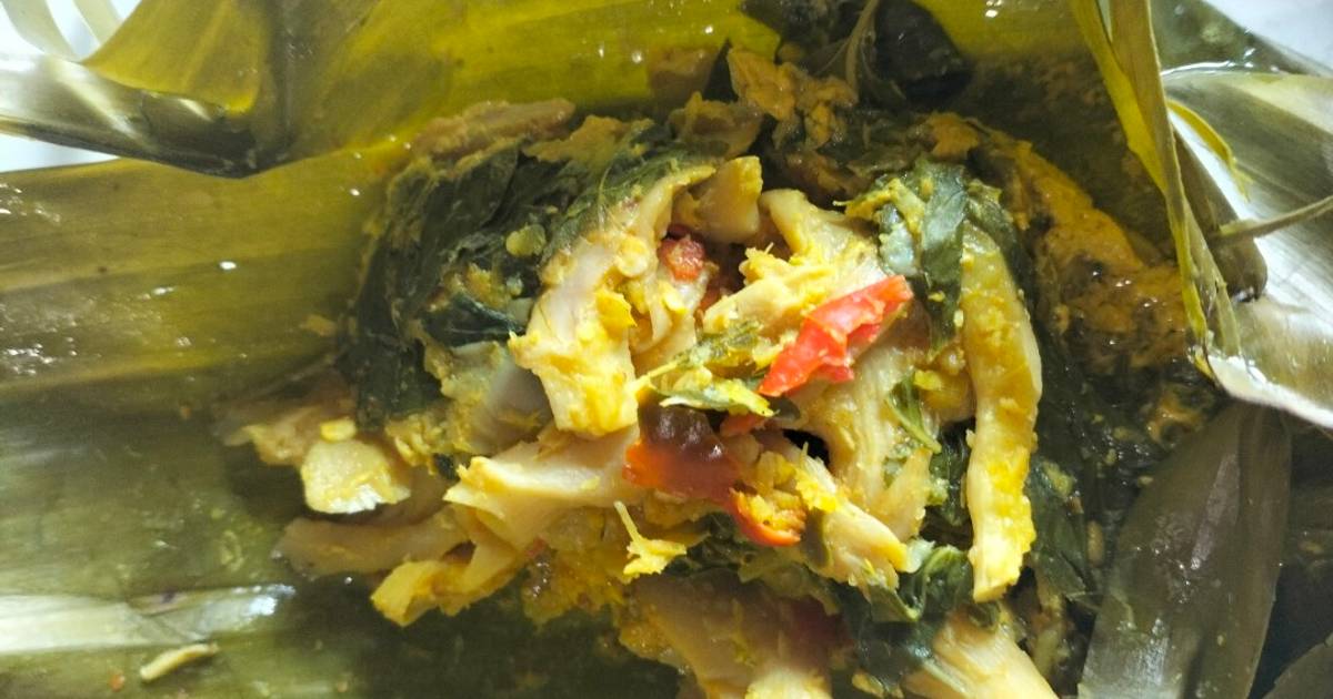 Resep Pepes Jamur Kemangi Pedas Paling Praktis dan Simple
