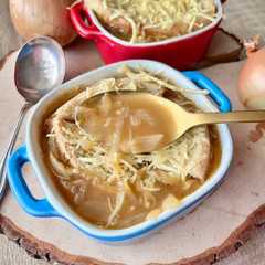 Soupe à l’oignon gratiné à l’air fryer ou au four-レシピのメイン写真