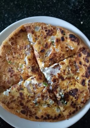A picture of Paneer paratha.