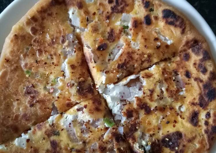 Simple Way to Make Homemade Paneer paratha