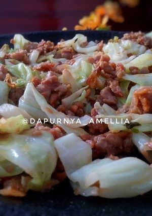 Foto resep Sambal kubis/kol&tempe