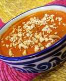Encacahuatado (Salsa de cacahuate con chile guajillo)