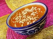 Una foto de cacahuates guisado