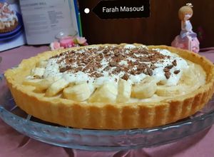 صورة لوصفة تارت الموز والكراميل(بانوفي باي)