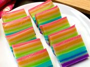Gambar kue lapis terigu dan kanji