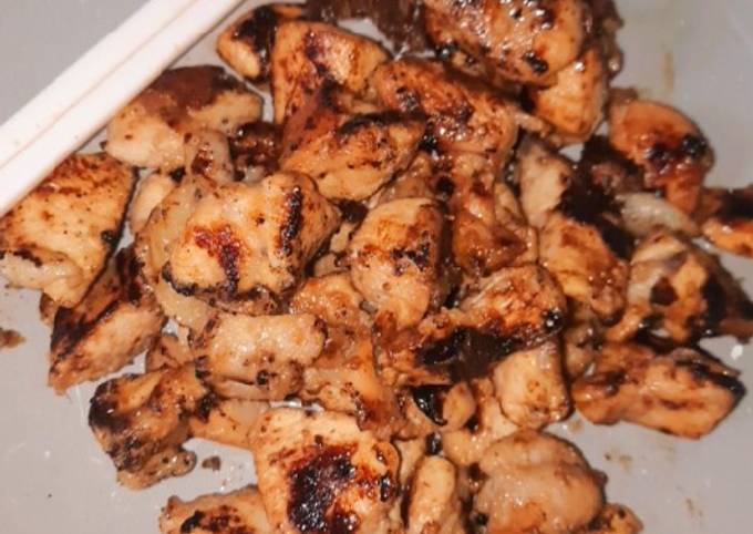 Resep Sate goreng teflon tanpa minyak, sehat no ribet Anti Gagal