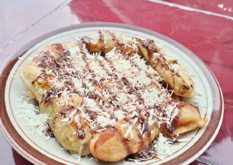 Pisang Goreng Coklat Keju