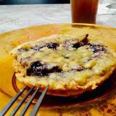 A picture of Blueberry Banana pie.
