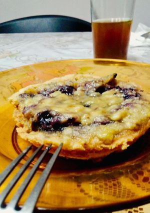 A picture of Blueberry Banana pie.