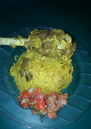 Foto resep Jollof rice nasi ala Africa