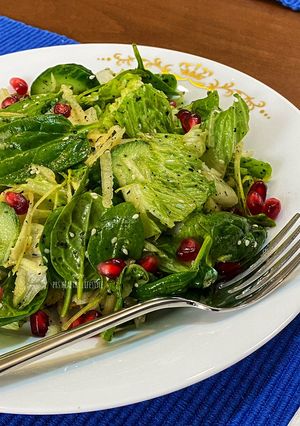 عکسی از دستور سالاد رژیمی کم کالری و راحت🥗