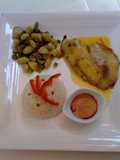 Tilapia en salsa de naranjilla