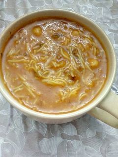 صورة لوصفة الحريرة المغربية