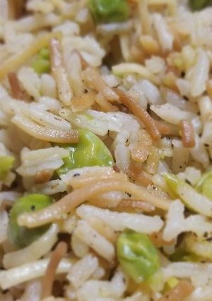 A picture of Sheik's Syrian-Creole Rice Pilaf.