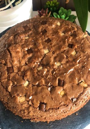 Une photo de Brownie pépites 3 chocolats