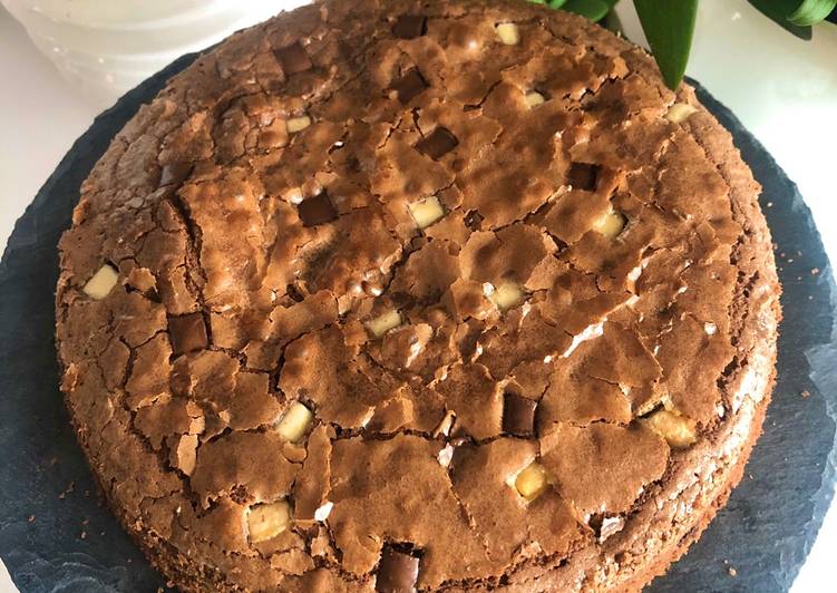 Recette: Brownie pépites 3 chocolats