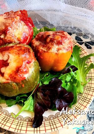A picture of Stuffed Peppers.