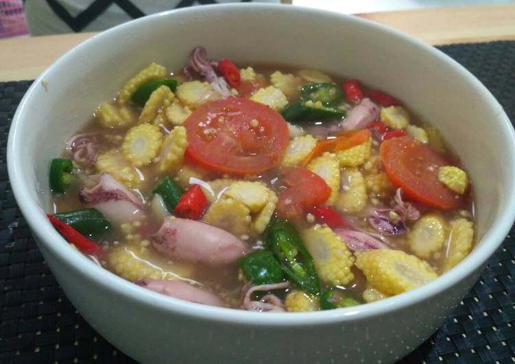 Bahan mengolah Putren cumi asin, Enak