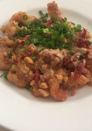 Foto resep Udang goreng telur asin