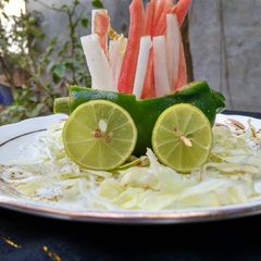 A picture of Capsicum train salad.