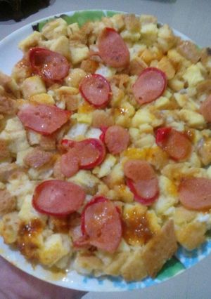 Foto resep Pizza simpel dari kulit roti