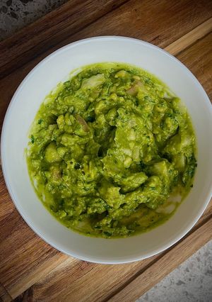 A picture of Peach Please Avocado Salsa 🍑 🥑.
