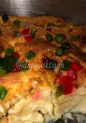 Gambar Puding Roti Airfryer ✨