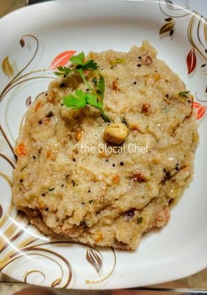 A picture of Onion Upma.
