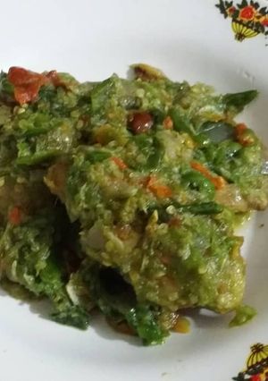 Foto resep Ayam goreng sambal ijo