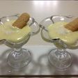 Postre de coco y vainilla