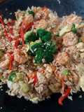 Arroz frito chino (saludable)
