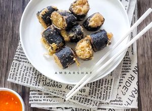 Foto resep Dimsum Ayam dan Udang Goreng Nori