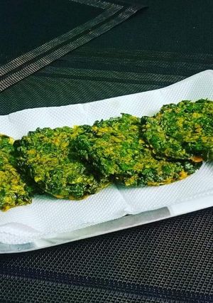 A picture of Kaddu Ke Patte Ka Vada Orissa style.